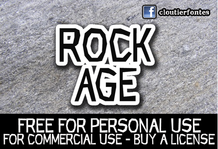 CF Rock Age font